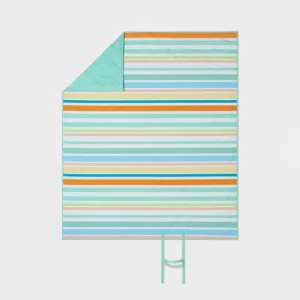 Sun Squad Picnic Blanket – Colorful Stripe
