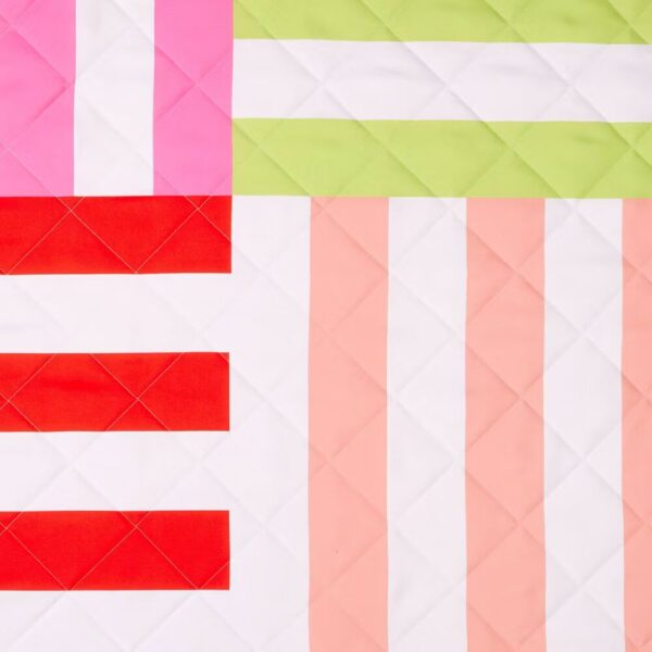Sun Squad Picnic Blanket – Pink Stripe - Image 3