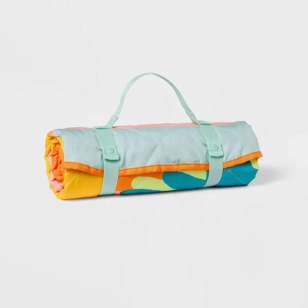 Sun Squad Picnic Blanket – Retro Palm - Image 3