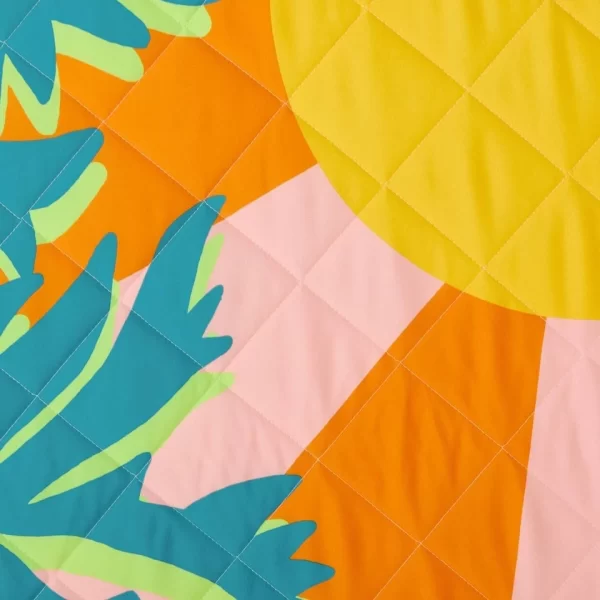 Sun Squad Picnic Blanket – Retro Palm - Image 2