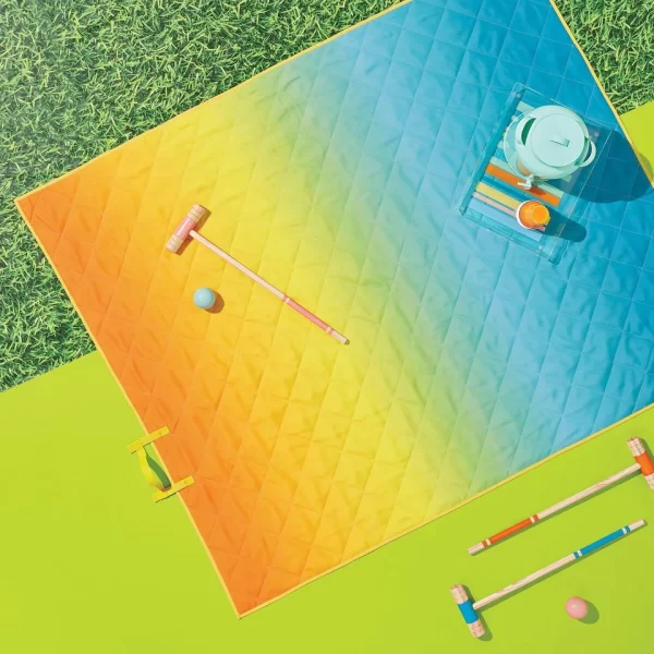 Sun Squad Picnic Blanket – Warm Ombre - Image 2
