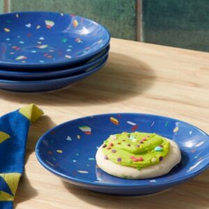 Round Ceramic Stoneware Appetizer Plate set