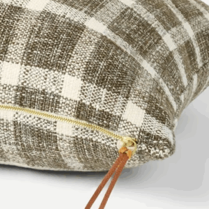 Alternative view of Woven Plaid Square Pillow - Threshold