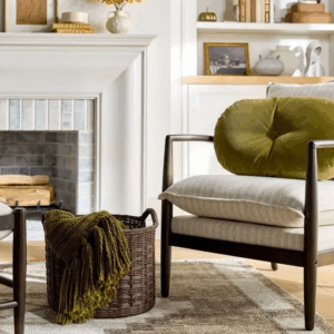 Alternative view of Velvet Oval Shaped Pillow Green – Threshold