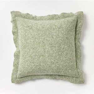 Oversized Heather Pillow Sage Green – Threshold
