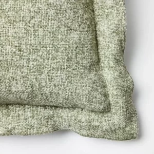 Alternative view of Oversized Heather Pillow Sage Green – Threshold