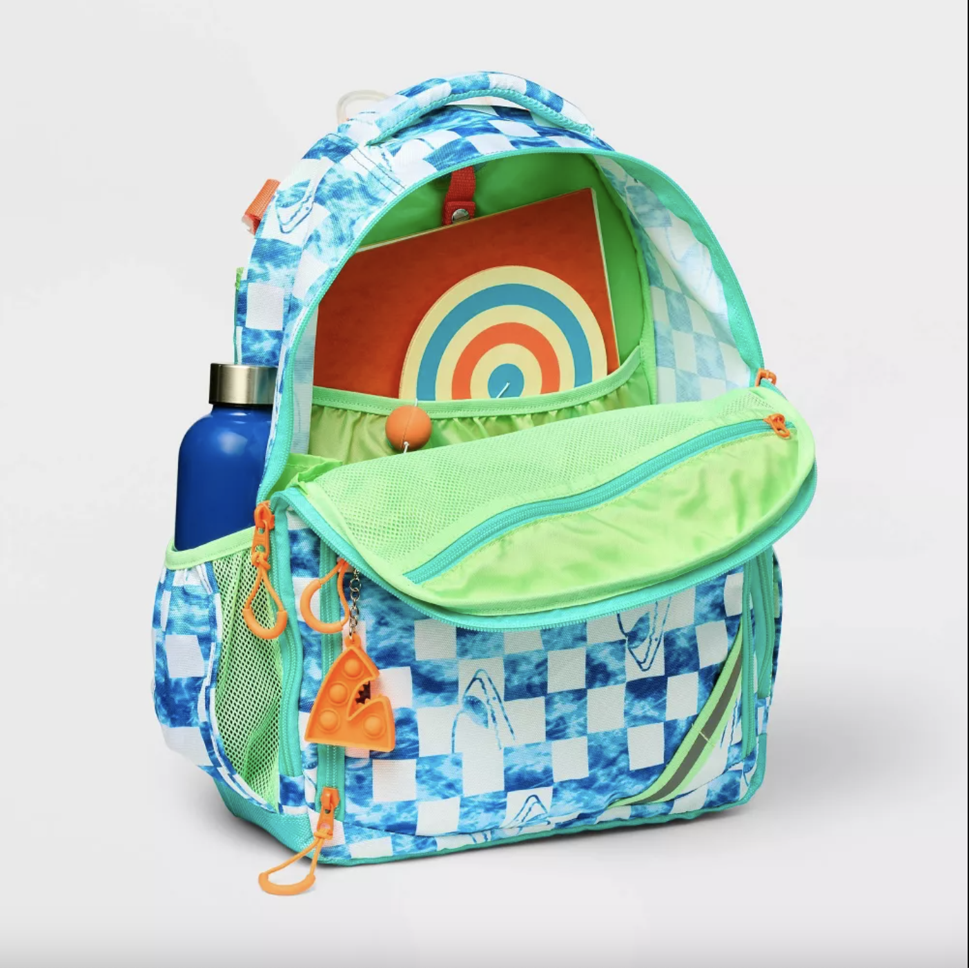 Kids' Shark Checkered Backpack – Cat & Jack - Image 2