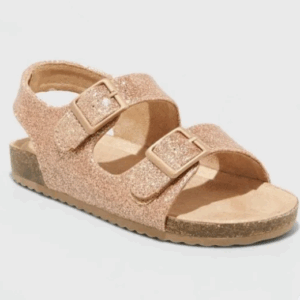Reagan Footbed Sandals Rose Gold - Cat & Jack