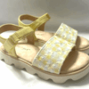 Penelope Footbed Flowers Sandals Yellow - Cat & Jack
