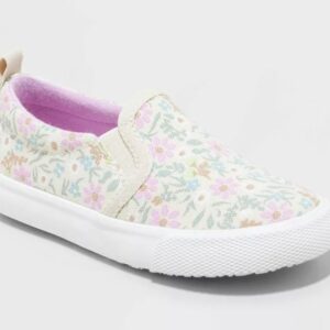 Floral Print Slip-On Sneakers Tan - Cat & Jack