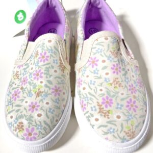 Alternative view of Floral Print Slip-On Sneakers Tan - Cat & Jack