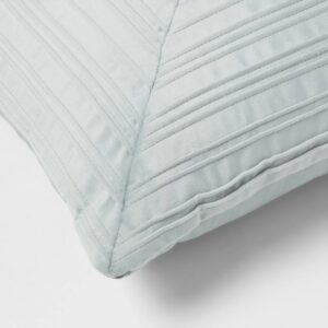 Alternative view of Luxe Velvet Pleated Pillow light Teal – Threshold