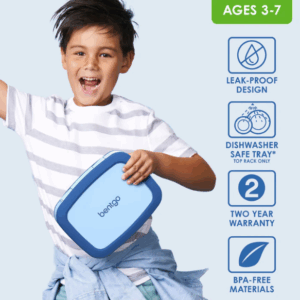 Alternative view of Bentgo Kids Leak-Proof Lunch Box - Blue
