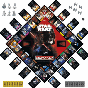 Alternative view of Monopoly Disney Star Wars - Dark Side Edition Board
