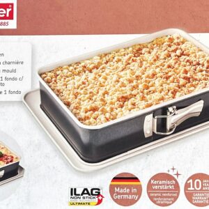 Alternative view of Rectangular Springform Mold – Zenker