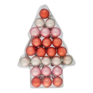 Tree Christmas Mini Ornaments- Pink