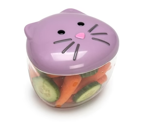 Alternative view of Melii Animal Snack Containers - Cat