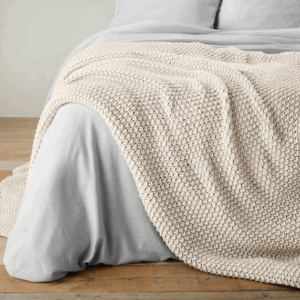 Alternative view of Casaluna Knit Blanket – King