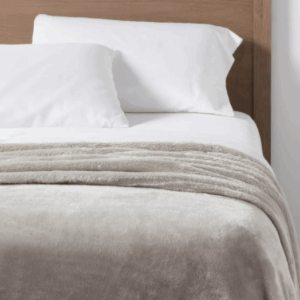 Threshold Micro Plush Blanket Throw - Full / Queen