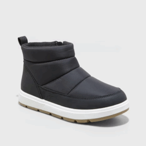 Boys' Archie Puffer Boots Black - Cat & Jack