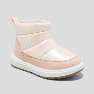 Girls' Archie Pink Puffer Boots - Cat & Jack