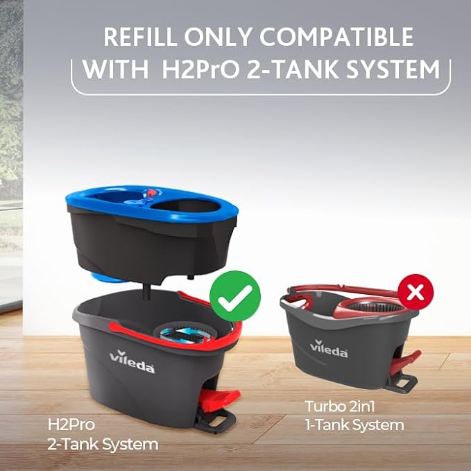 Vileda H2PrO Mop Set with Bucket - Image 7