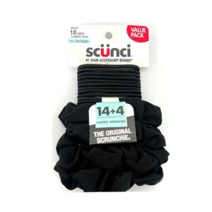 SCUNCI Hair Ties Value Pack 18 PCS