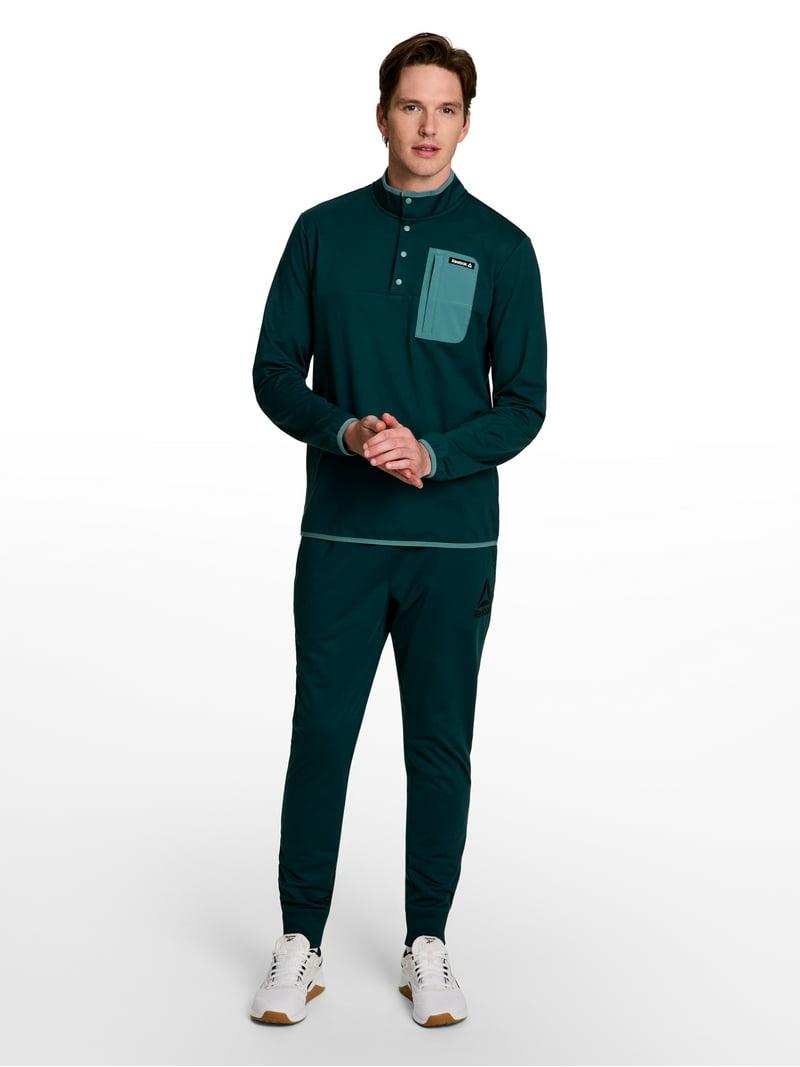 Reebok Men's Pullover Sweatshirt - Sea Moss - Image 4