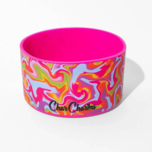 CharCharms Water Bottle Boot - Pink Swirl