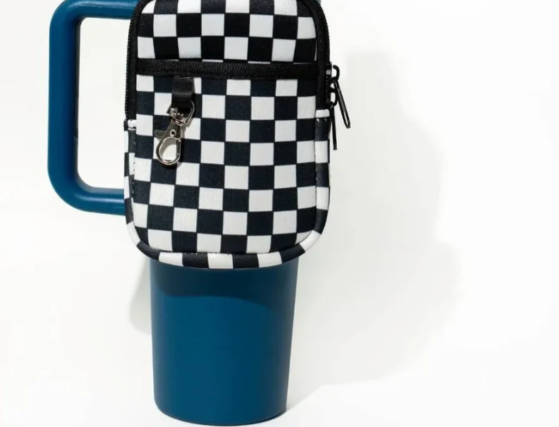 CharCharms Bottle Pouch - Checkered - Image 3