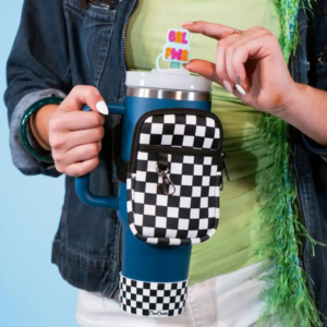 CharCharms Bottle Pouch - Checkered