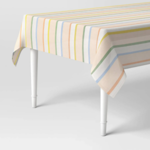 Alternative view of Room Essentials Rectangular Stripe Tablecloth (6 to 8)