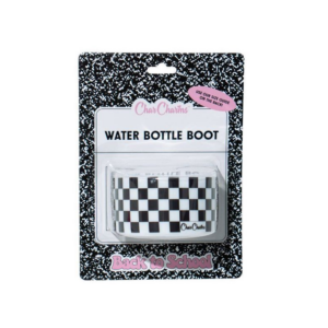 CharCharms Water Bottle Boot - Checkered