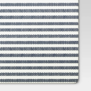 Alternative view of Threshold Cork Striped Placemat - Blue