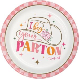 Paper Plates "I Beg Your Parton" 8PCS