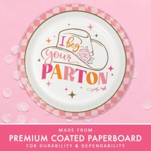 Alternative view of Paper Plates "I Beg Your Parton" 8PCS