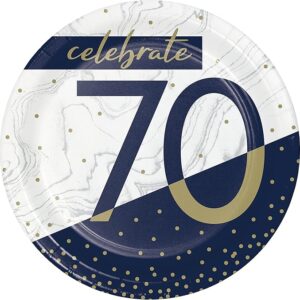 Paper Plates "Celebrate 70 " 8PCS