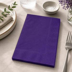 Tissue Napkins Purple-16 PCS