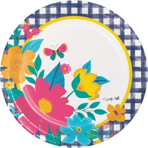 Paper Plates "  Blossoming Beauty " 8PCS