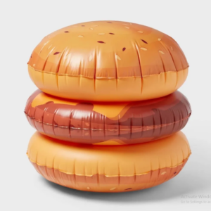 Alternative view of Giant Hamburger Float - Sun Squad