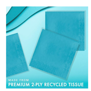 Alternative view of Tissue Napkins Turquoise - 50 PCS