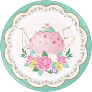 Paper Plates "Floral Tea Party" 8PCS