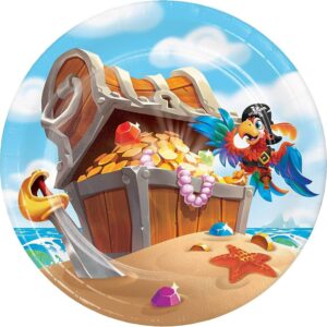 Paper Plates "Pirate Treasure" 8PCS