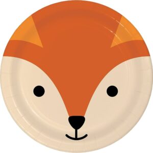 Paper Plates "Fox Animal" 8PCS