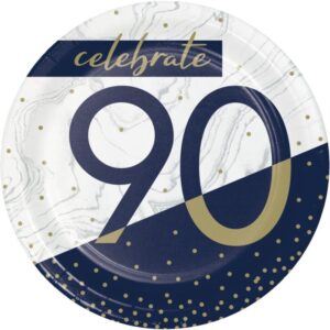 Paper Plates "Celebrate 90 " 8PCS