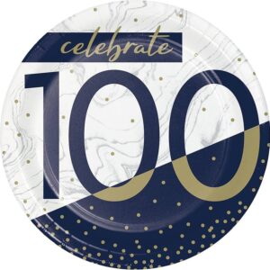 Paper Plates "Celebrate 100 " 8PCS