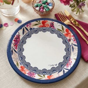 Alternative view of Paper Plates " Celebrate Floral " 8PCS