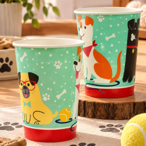 Plastic 1 PC Cup "Dog Theme"