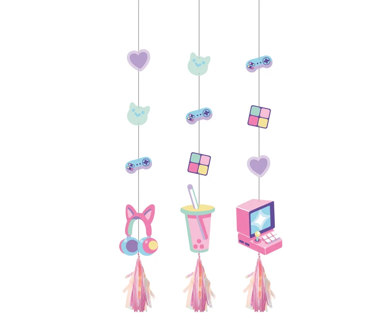 Digital Game Hanging Cutouts Decor