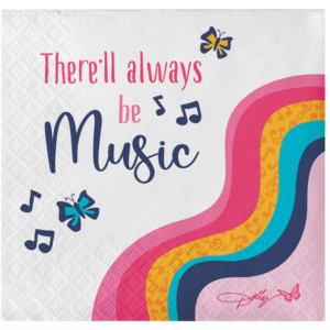 Alternative view of There'll Always Be Music Tissue Napkins
